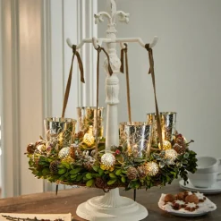 Adventskranz^LOBERON Steckwindlicht 4er Set Clara