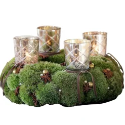 Adventskranz^LOBERON Steckwindlicht 4er Set Clara