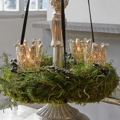 Adventskranz^LOBERON Steckwindlicht 4er Set Melina