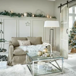 Stehlampen|Stehlampen^LOBERON Stehlampe Barki creme/silber