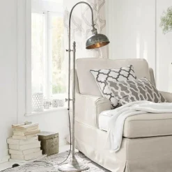 Stehlampen|Stehlampen^LOBERON Stehlampe Conway antiksilber