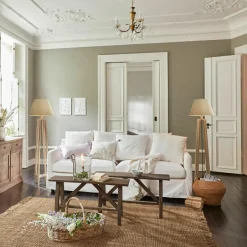 Stehlampen|Stehlampen^LOBERON Stehlampe Edgewood braun/leinen