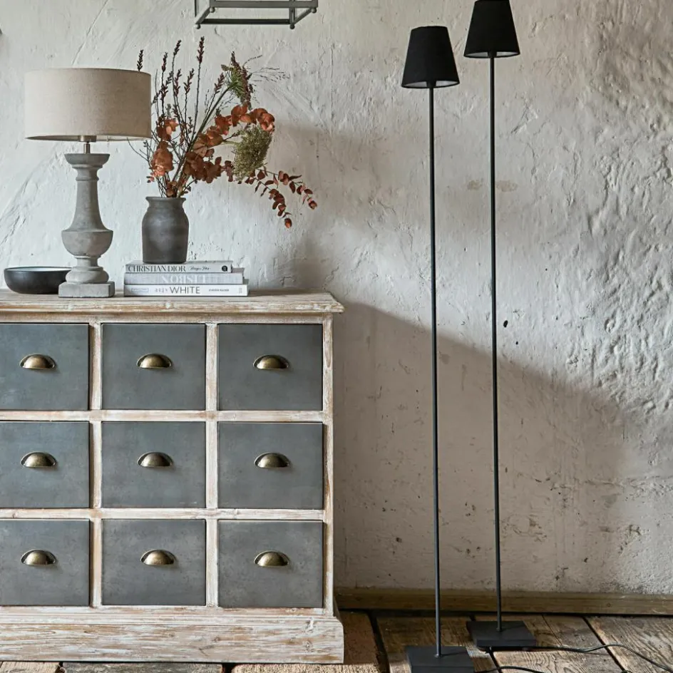 Stehlampen|Stehlampen^LOBERON Stehlampe 2er Set Tacoma schwarz