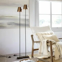 Stehlampen|Stehlampen^LOBERON Stehlampe 2er Set Tacoma antikgold/schwarz