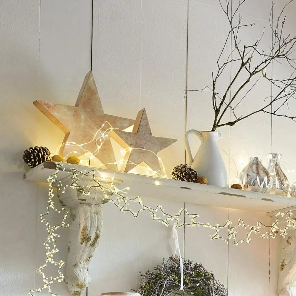 Weihnachtliche Deko-Objekte^LOBERON Stern 2er Set Dunino