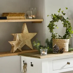 Weihnachtliche Deko-Objekte^LOBERON Stern 2er Set Dunino