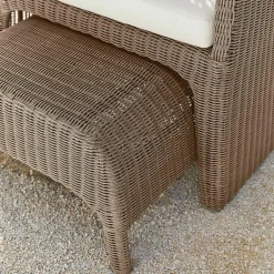 Sitzmöbel^LOBERON Strandkorb mit Hocker Sanivane