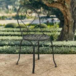 Sitzmöbel^LOBERON Stuhl Aube antikschwarz