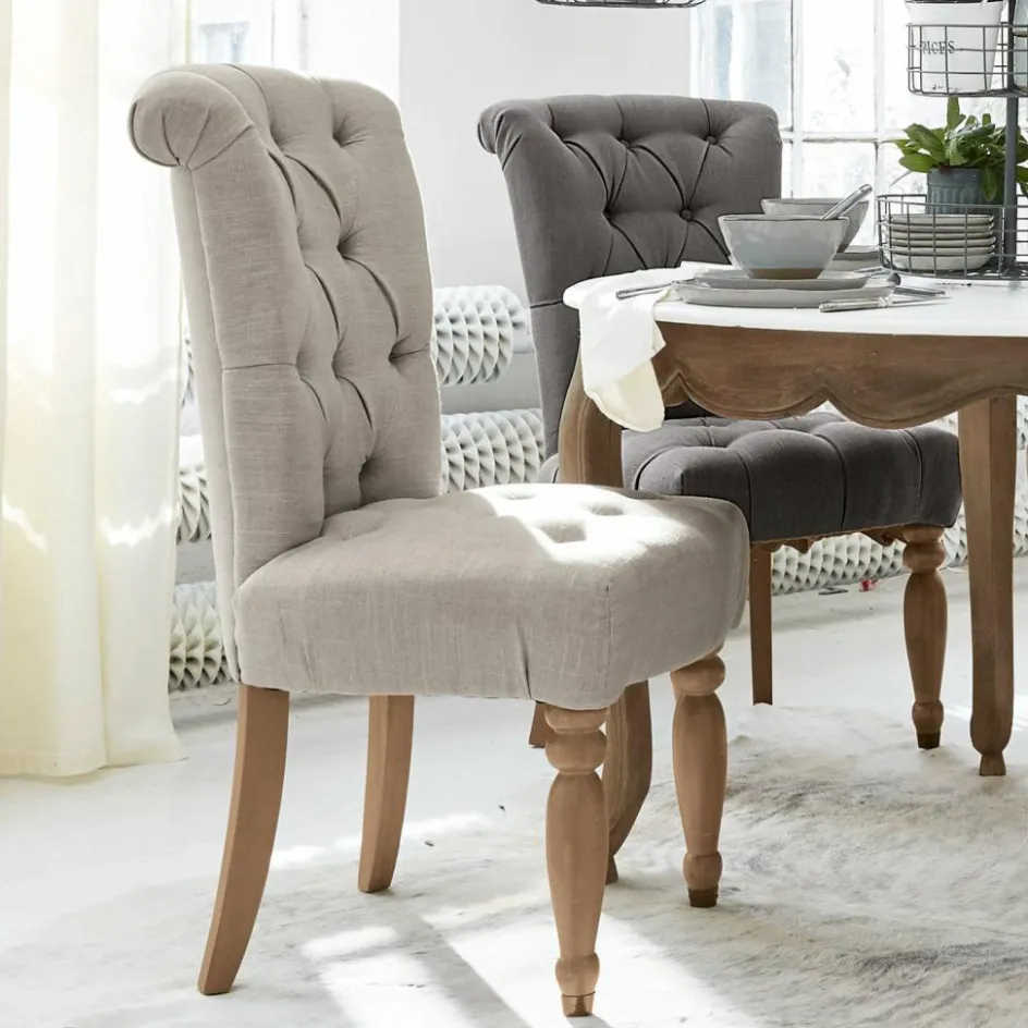 Stühle|Sitzmöbel^LOBERON Stuhl Claville leinen