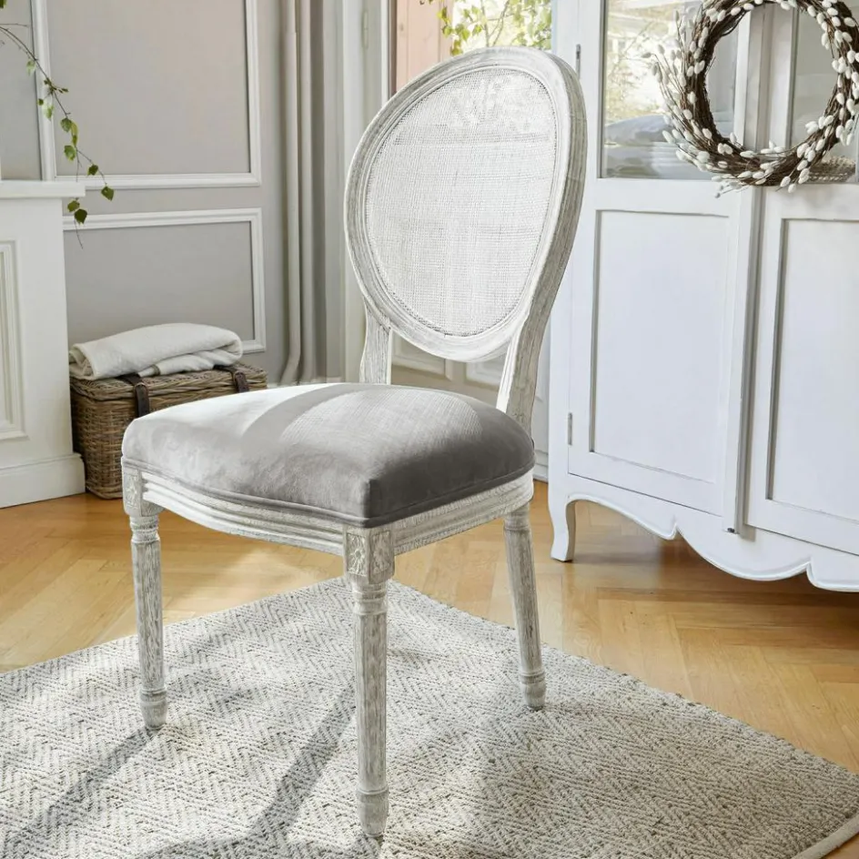 Stühle|Stühle^LOBERON Stuhl Danube weiß/grau