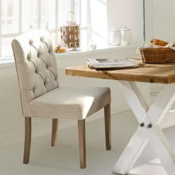 Stühle|Sitzmöbel^LOBERON Stuhl Fulden leinen