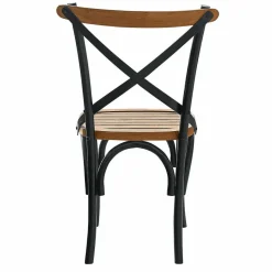 Sitzmöbel^LOBERON Stuhl Kirkdale schwarz/braun