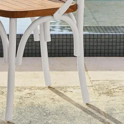 Sitzmöbel^LOBERON Stuhl Kirkdale weiß/braun