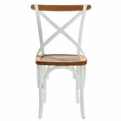 Sitzmöbel^LOBERON Stuhl Kirkdale weiß/braun