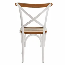 Sitzmöbel^LOBERON Stuhl Kirkdale weiß/braun