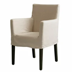 Stühle|Sitzmöbel^LOBERON Stuhl Longhill leinen/schwarz