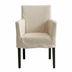 Stühle|Sitzmöbel^LOBERON Stuhl Longhill leinen/schwarz