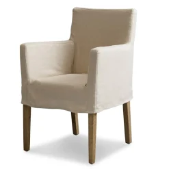 Stühle|Sitzmöbel^LOBERON Stuhl Longhill leinen/braun