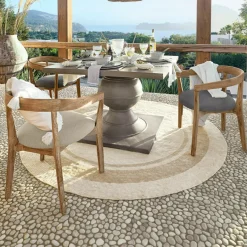 Sitzmöbel^LOBERON Stuhl Lunebois braun/beige