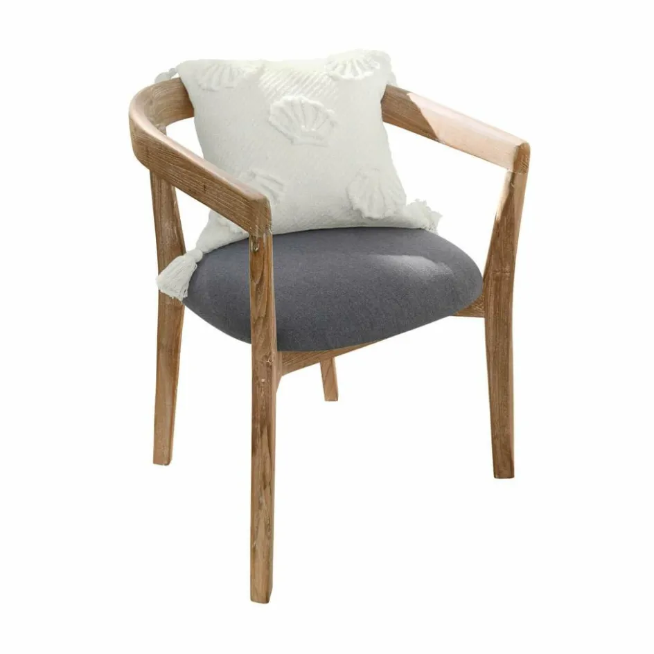 Sitzmöbel^LOBERON Stuhl Lunebois braun/grau