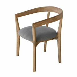 Sitzmöbel^LOBERON Stuhl Lunebois braun/grau