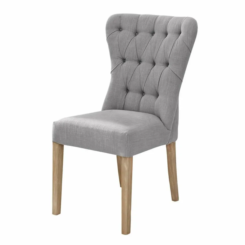 Stühle|Sitzmöbel^LOBERON Stuhl Saint-Laurent blaugrau