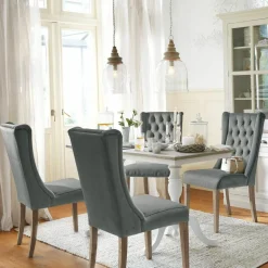 Stühle^LOBERON Stuhl Sudbury dunkelgrau