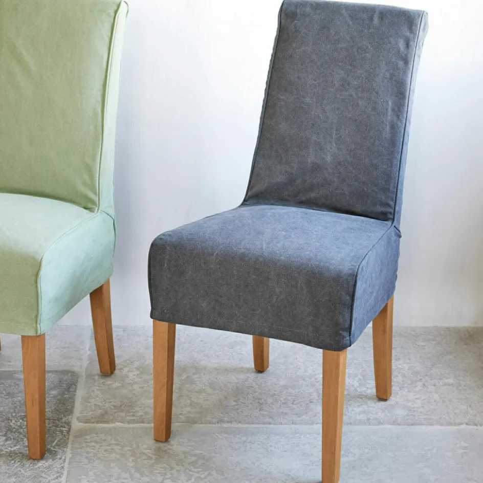 Stühle|Sitzmöbel^LOBERON Stuhlhusse Cendra anthrazit