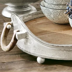 Tabletts|Tabletts^LOBERON Tablett Louvil silber