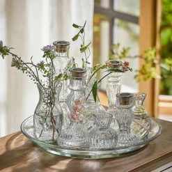 Vasen|Vasen & Übertöpfe^LOBERON Tablett mit Kerzenständer und Vase Hilevor