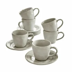 Geschirr|Geschirr^LOBERON Tasse mit Untertasse 6er Set Norrvik