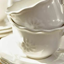 Geschirr|Geschirr^LOBERON Tasse mit Unterteller 6er Set Mallevesse