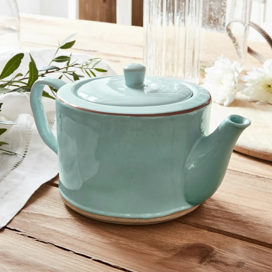Geschirr|Geschirr^LOBERON Teekanne Biarré türkis