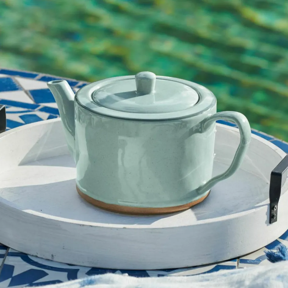 Geschirr|Geschirr^LOBERON Teekanne Biarré türkis