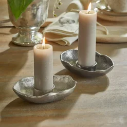 Kerzenständer|Kerzenhalter^LOBERON Teelichthalter 2er Set Quilvano