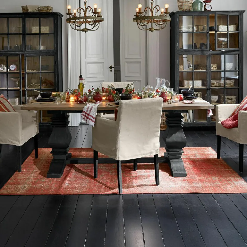 Esstische|Esstische^LOBERON Tisch Quillancourt braun/antikschwarz