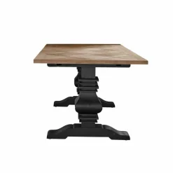 Esstische|Esstische^LOBERON Tisch Quillancourt braun/antikschwarz