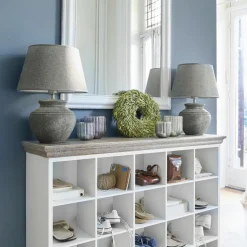 Tischlampen|Tischlampen^LOBERON Tischlampe Cleveland grau