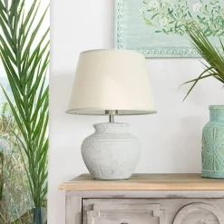 Tischlampen|Tischlampen^LOBERON Tischlampe Cleveland antikweiß