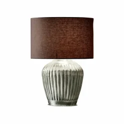 Tischlampen|Tischlampen^LOBERON Tischlampe Fauville silber/schwarz