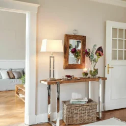 Tischlampen|Tischlampen^LOBERON Tischlampe Kinshaa creme/silber