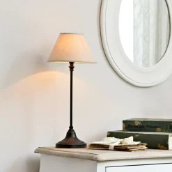 Tischlampen|Tischlampen^LOBERON Tischlampe Swindon beige/grau