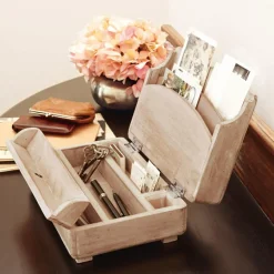 Organizer & Memoboards|Aufbewahrung^LOBERON Tischsekretär Didier braun