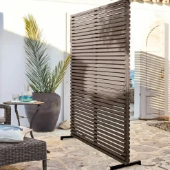 Paravents & Trennwände^LOBERON Trennwand Derby antikbraun