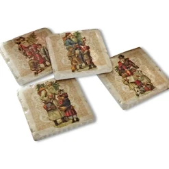 Weihnachtstischdeko^LOBERON Untersetzer 4er Set Cantois