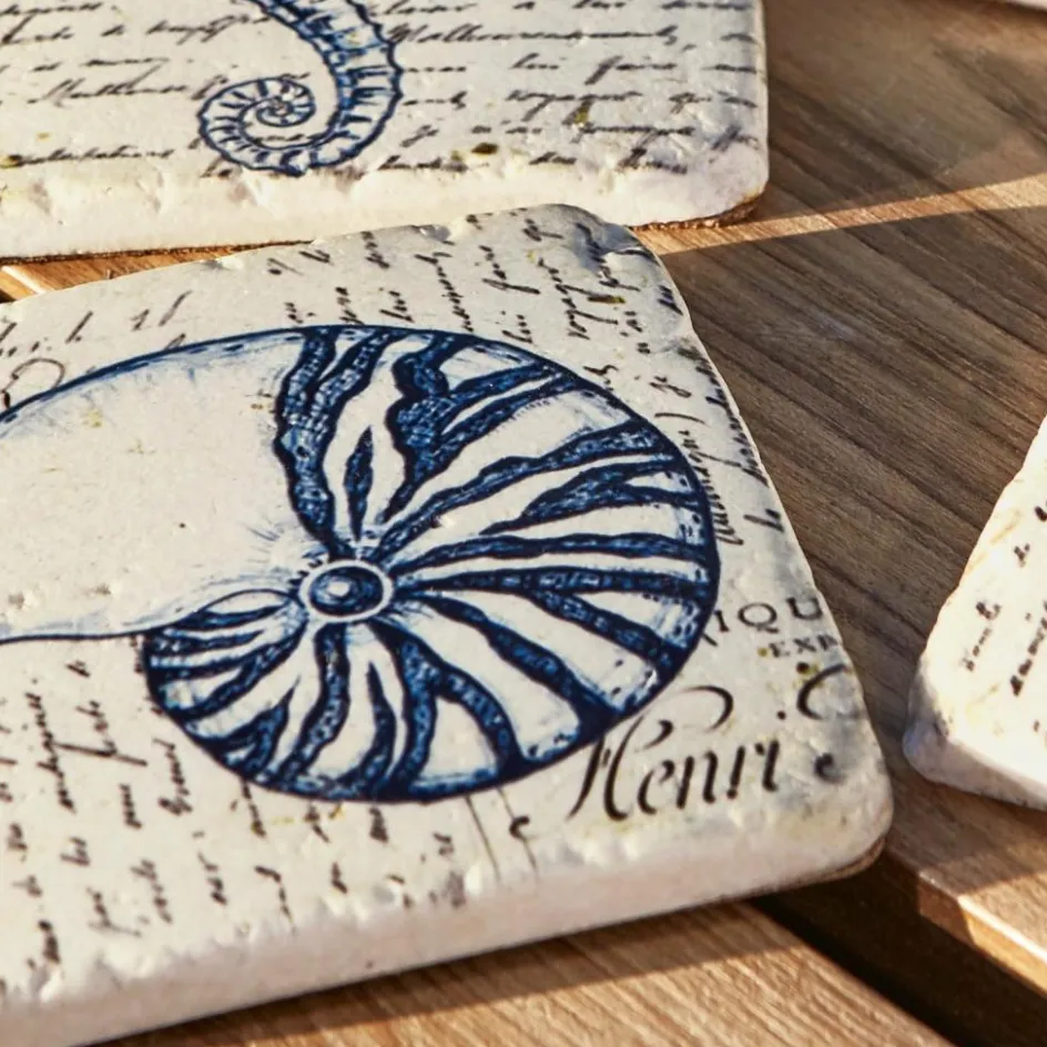 Küchenutensilien|Tischaccessoires^LOBERON Untersetzer 4er Set Faune Marine