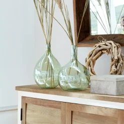 Vasen|Vasen & Übertöpfe^LOBERON Vase 2er Set Erlunda grün