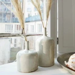 Vasen|Vasen & Übertöpfe^LOBERON Vase 2er Set Kurys creme