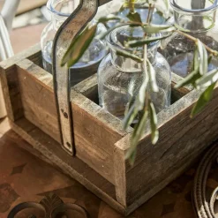 Übertöpfe & Amphoren^LOBERON Vase 4er Set mit Korb Reverie