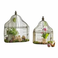 Dekoobjekte|Dekoration^LOBERON Voliere 2er Set Cavan